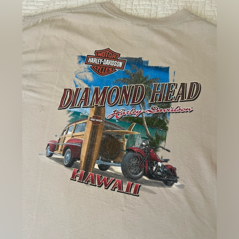 Harley Davidson Hawaii Diamond Head T Shirt XL
